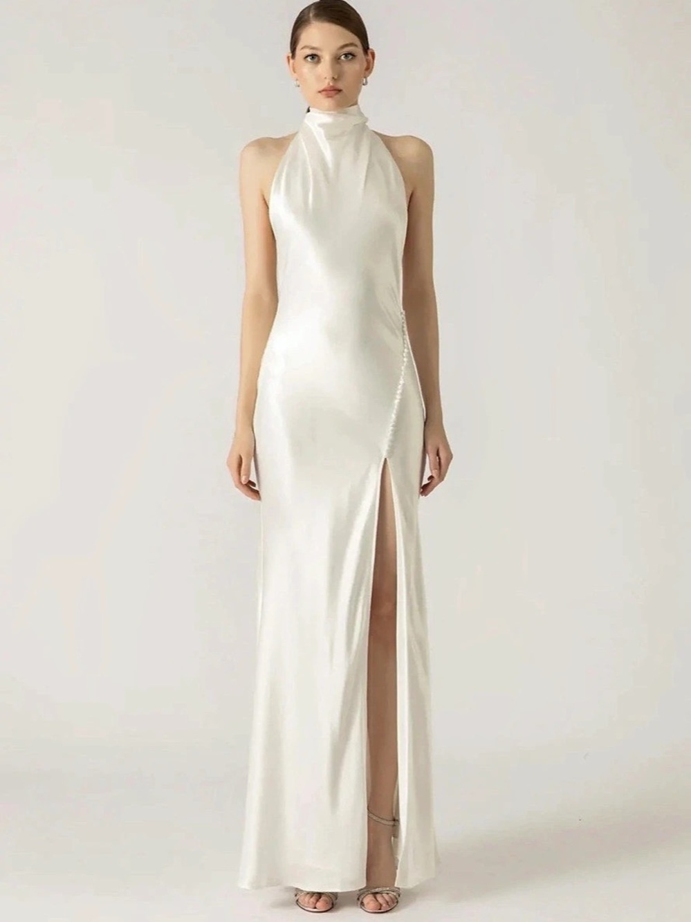 SAU LEE Penelope Gown White Maxi Gown US 0 NWT